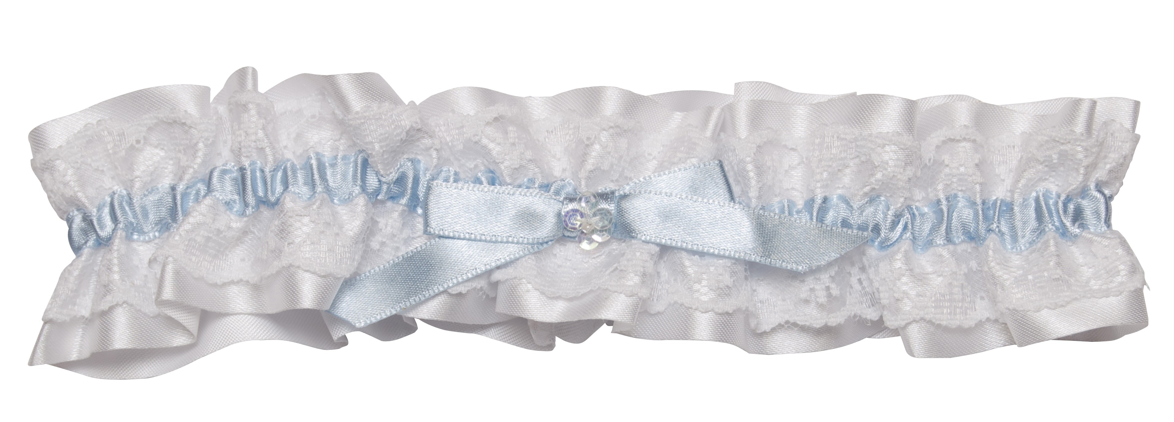Kyla blue lace garter