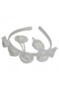 Lexie ivory flower hair set