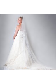 Alexandra crystal cathedral length veil 