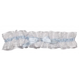 Kyla blue lace garter