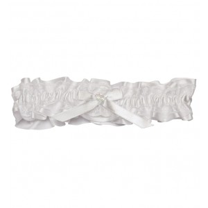 Kyla white lace garter